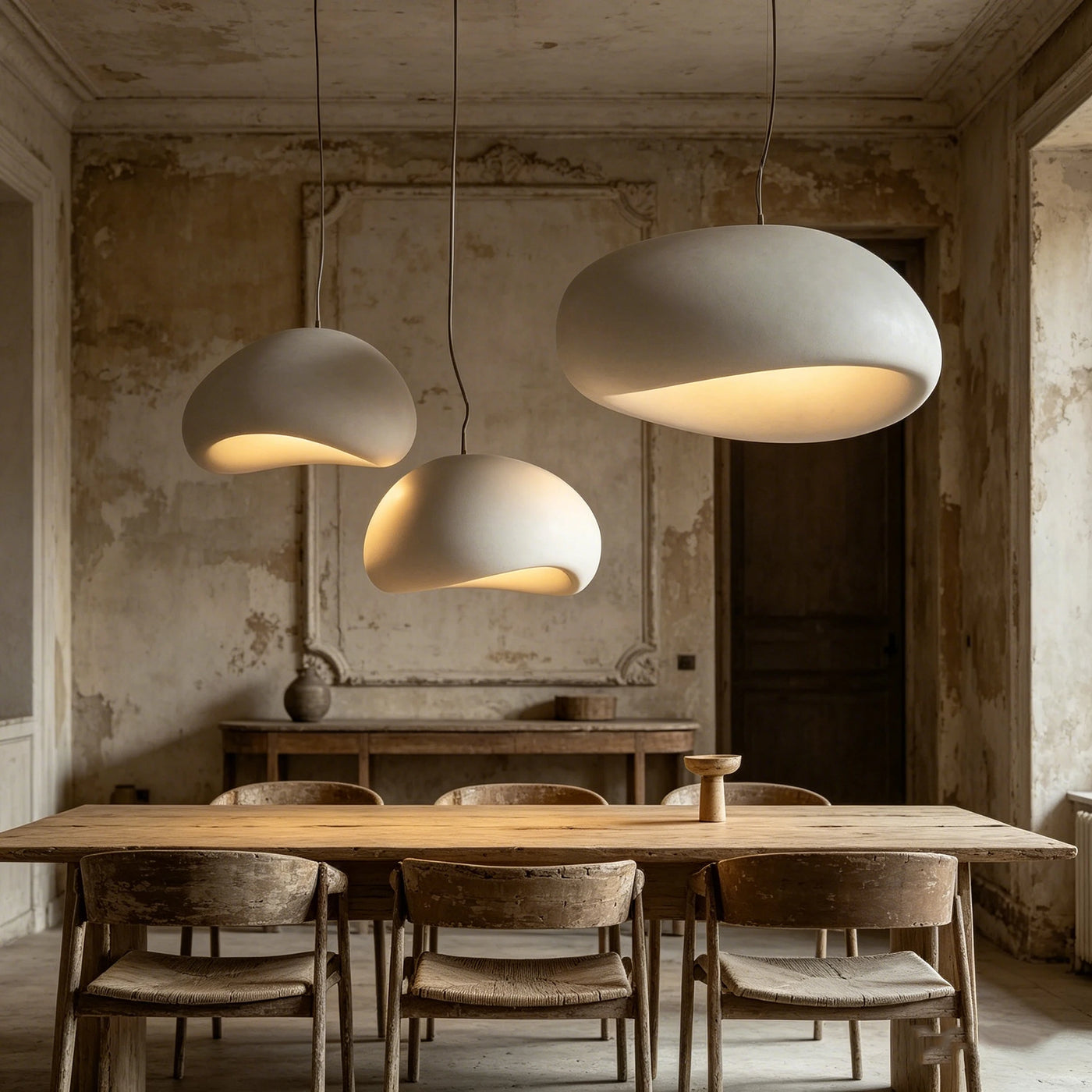 Nordic Wabi Sabi Pendant Lights Modern LED Ceiling Produktansicht
