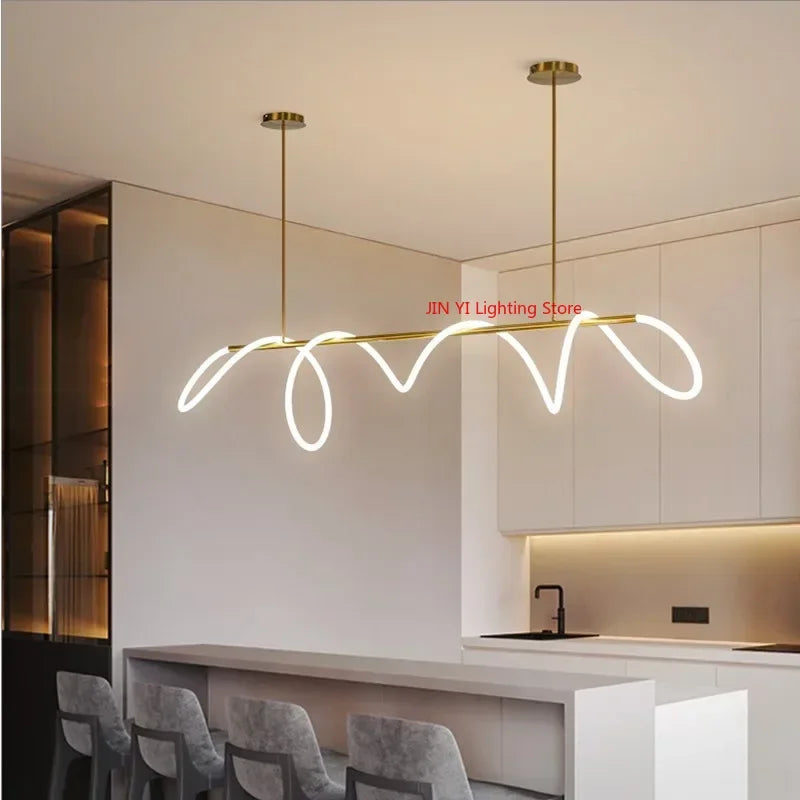 Nordic Led Long Hose Chandelier for Table Dining Room Produktansicht