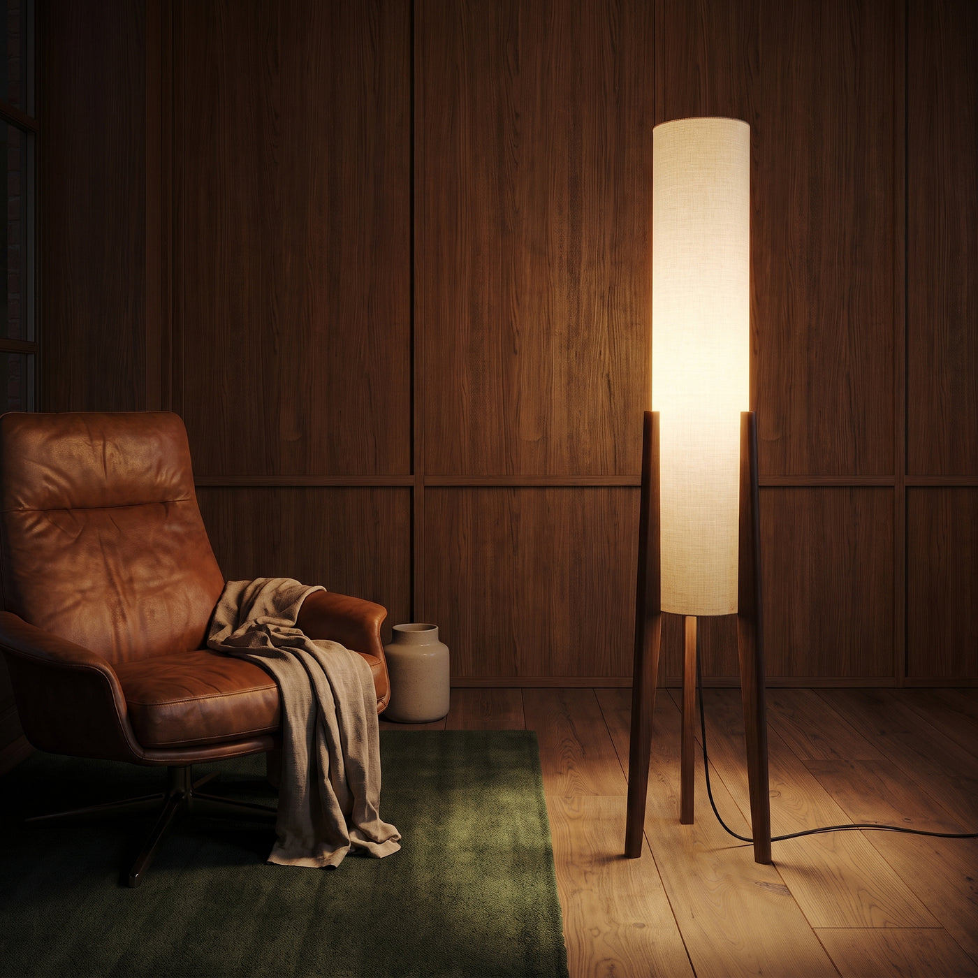 Japanese Wabi Sabi Style Zen Atmosphere Retro New Chinese eingeschaltet am Abend